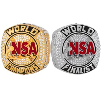 NSA WORLD CHAMPION AND FINALIST RINGS