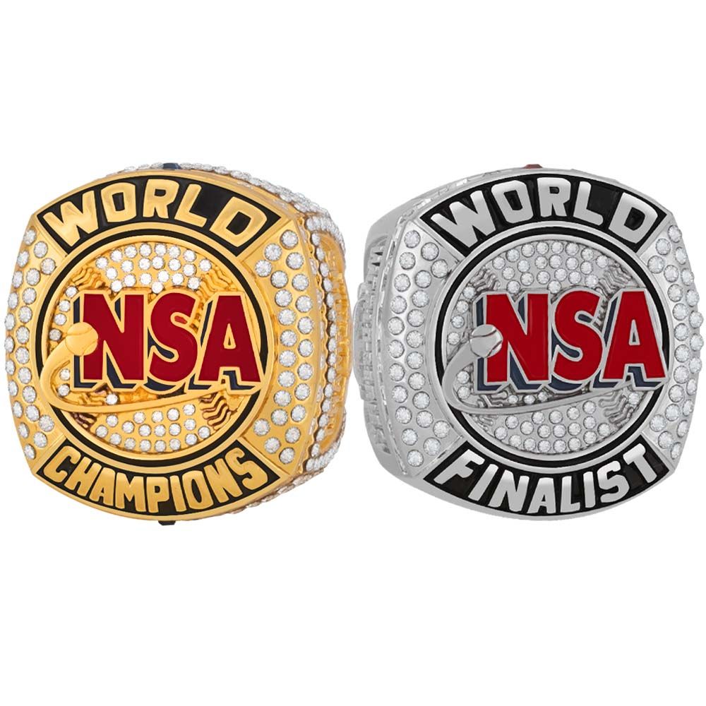 NSA WORLD CHAMPION AND FINALIST RINGS