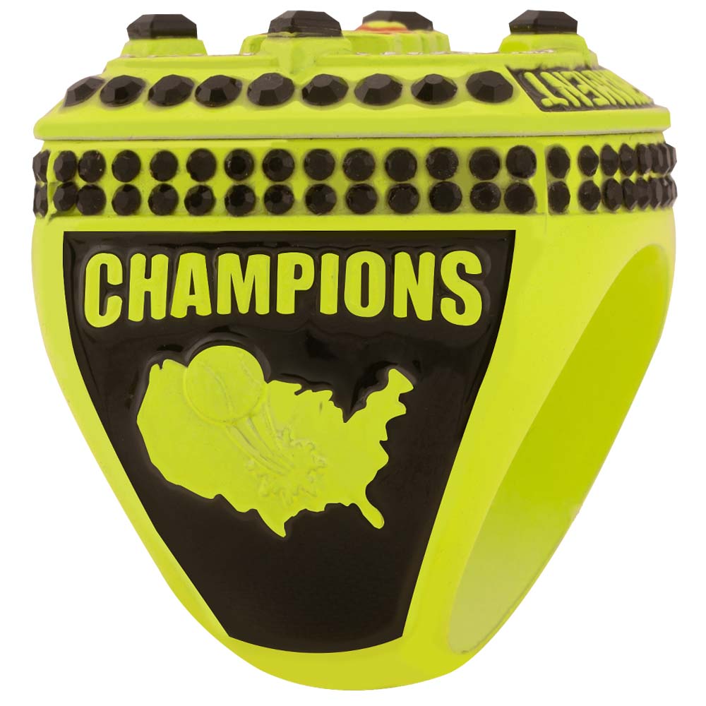 NSA Neon Yellow Tournament Ring - Image 2
