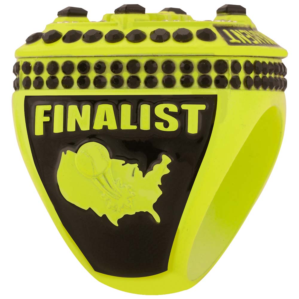 NSA Neon Yellow Tournament Ring - Image 3