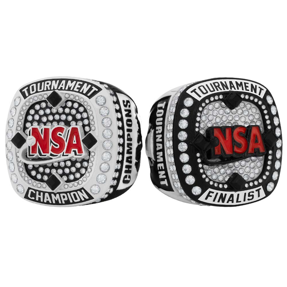 NSA Black/White Tournament Ring