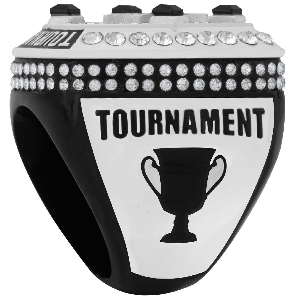NSA Black/White Tournament Ring - Image 3