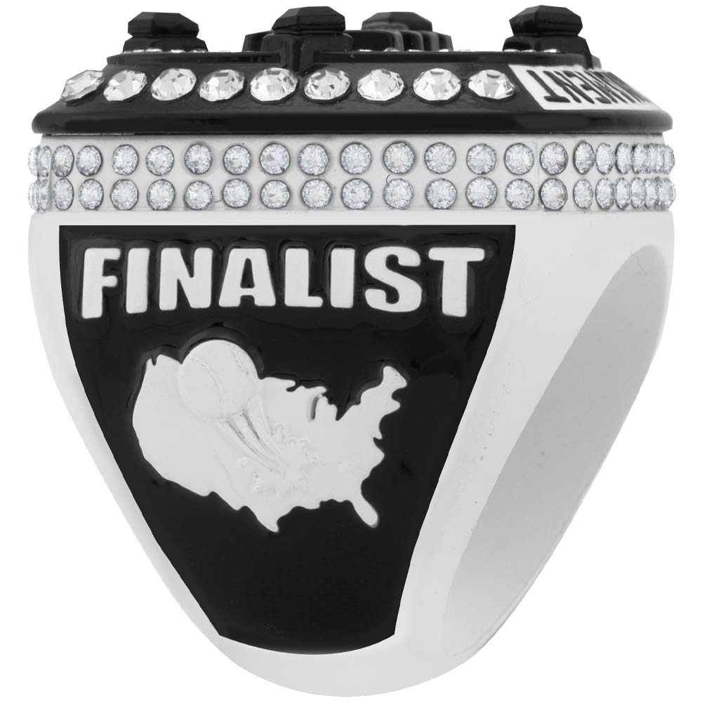 NSA Black/White Tournament Ring - Image 4