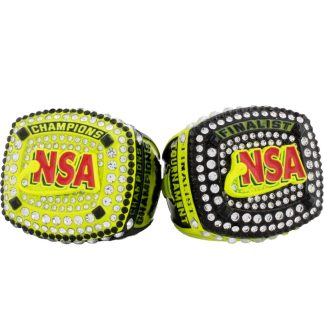 NSA Four Diamond Neon Ring