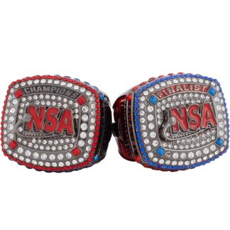 NSA Four Diamond Gunmetal Ring