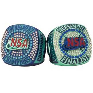 NSA Tournament Rings- Purple & Teal